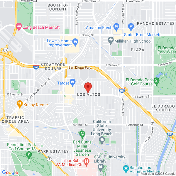 map of the area